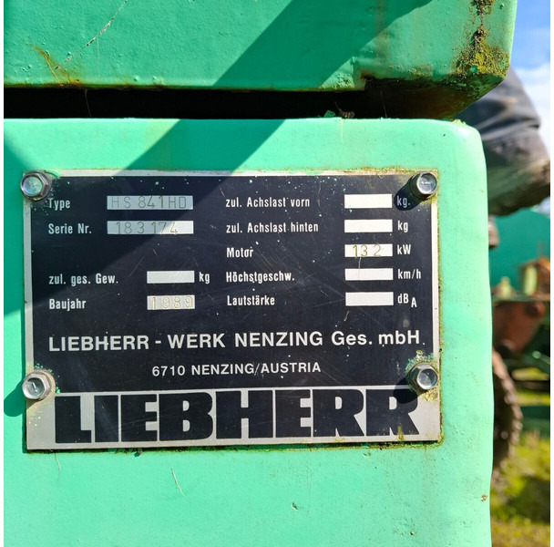 Liebherr HS 841 - Beltegående kran: bilde 1 Liebherr HS 841 - Beltegående kran: bilde 1