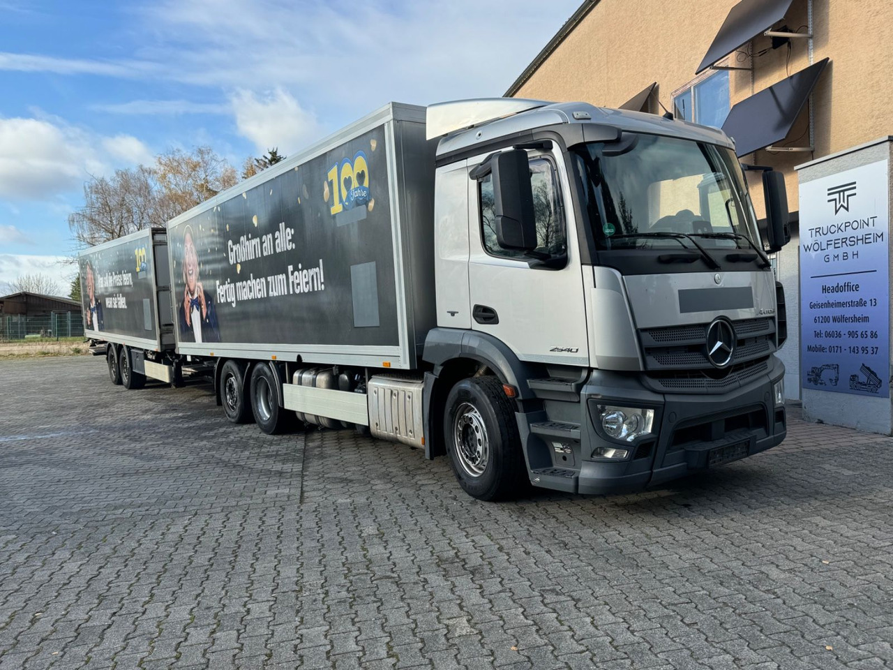 Mercedes-Benz Antos 2540/Durchladbar/2xLBW/Frigoblock/2instock - Lastebil med kjøl: bilde 1 Mercedes-Benz Antos 2540/Durchladbar/2xLBW/Frigoblock/2instock - Lastebil med kjøl: bilde 1