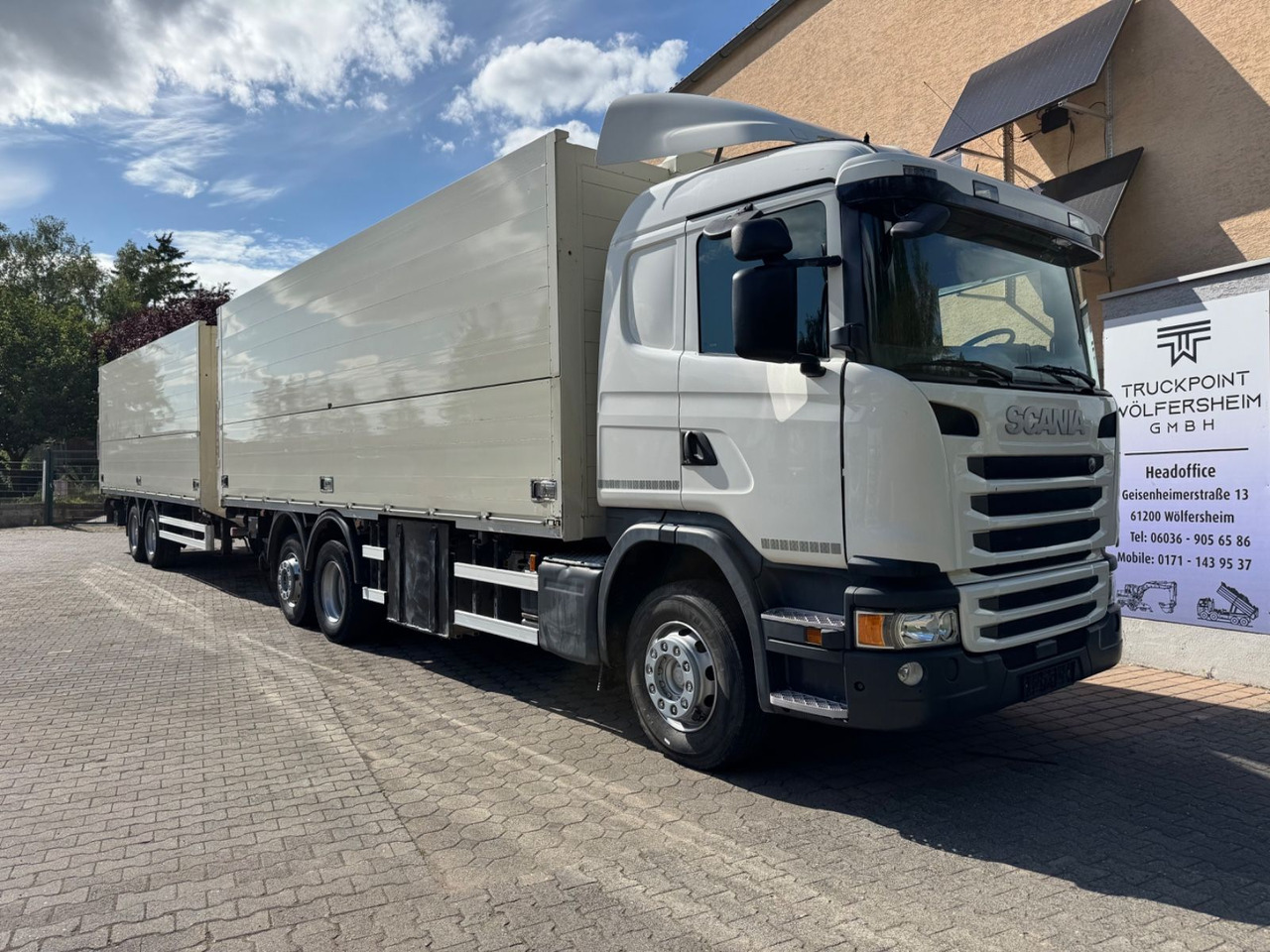Scania G410/Lenk-Lift/2xLBW/inkl. Anhänger/Tüv-neu - Distribusjon av drikkevarer lastebil: bilde 1 Scania G410/Lenk-Lift/2xLBW/inkl. Anhänger/Tüv-neu - Distribusjon av drikkevarer lastebil: bilde 1