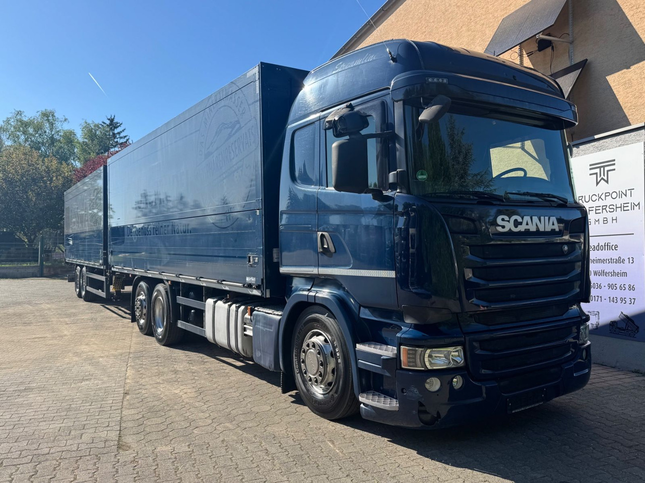 Scania R450 Lift-Achse/Mitnahmestp./Kupplungsp/2instock - Distribusjon av drikkevarer lastebil: bilde 1 Scania R450 Lift-Achse/Mitnahmestp./Kupplungsp/2instock - Distribusjon av drikkevarer lastebil: bilde 1