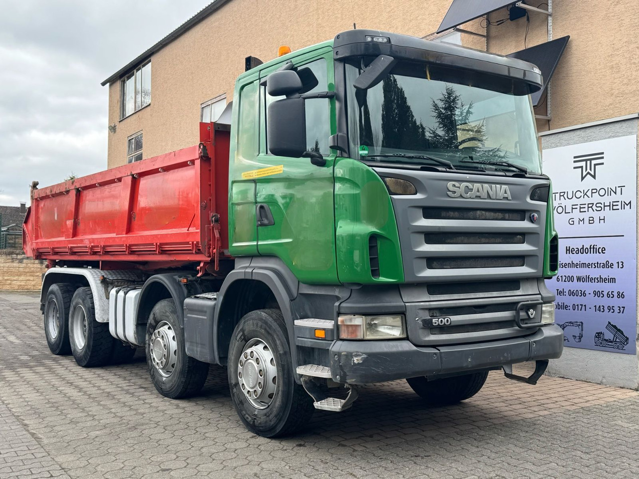 Scania R500/V8/BB/KLIMA/8x4/Dautel/Top-Zustand! - Tippbil: bilde 1 Scania R500/V8/BB/KLIMA/8x4/Dautel/Top-Zustand! - Tippbil: bilde 1