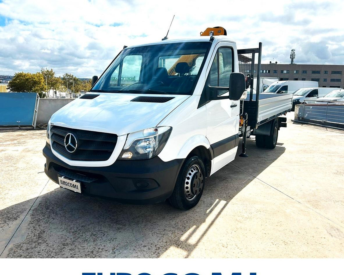 Mercedes Benz Sprinter 419 Cassone Fisso + Gru - Varebil med plan: bilde 1 Mercedes Benz Sprinter 419 Cassone Fisso + Gru - Varebil med plan: bilde 1