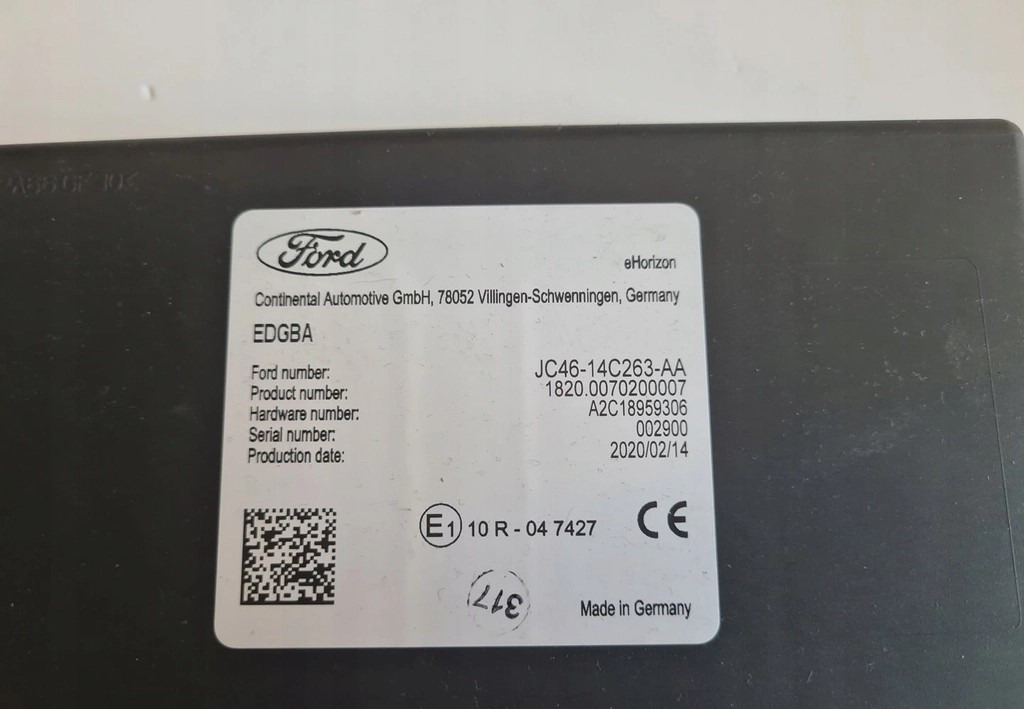FORD STEROWNIK KOMPUTER EDGBA FORD F-MAX 500 TRUCKS EURO 6 - Styreenhet: bilde 3 FORD STEROWNIK KOMPUTER EDGBA FORD F-MAX 500 TRUCKS EURO 6 - Styreenhet: bilde 3