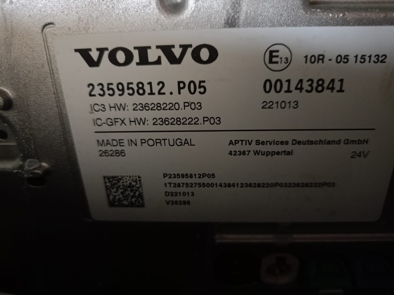 VOLVO ZEGARY LICZNIKI WYŚWIETLACZ VOLVO FH 5 FM 5 I-SAVE AUTOMAT 23595812 - Instrumentpanel: bilde 3 VOLVO ZEGARY LICZNIKI WYŚWIETLACZ VOLVO FH 5 FM 5 I-SAVE AUTOMAT 23595812 - Instrumentpanel: bilde 3
