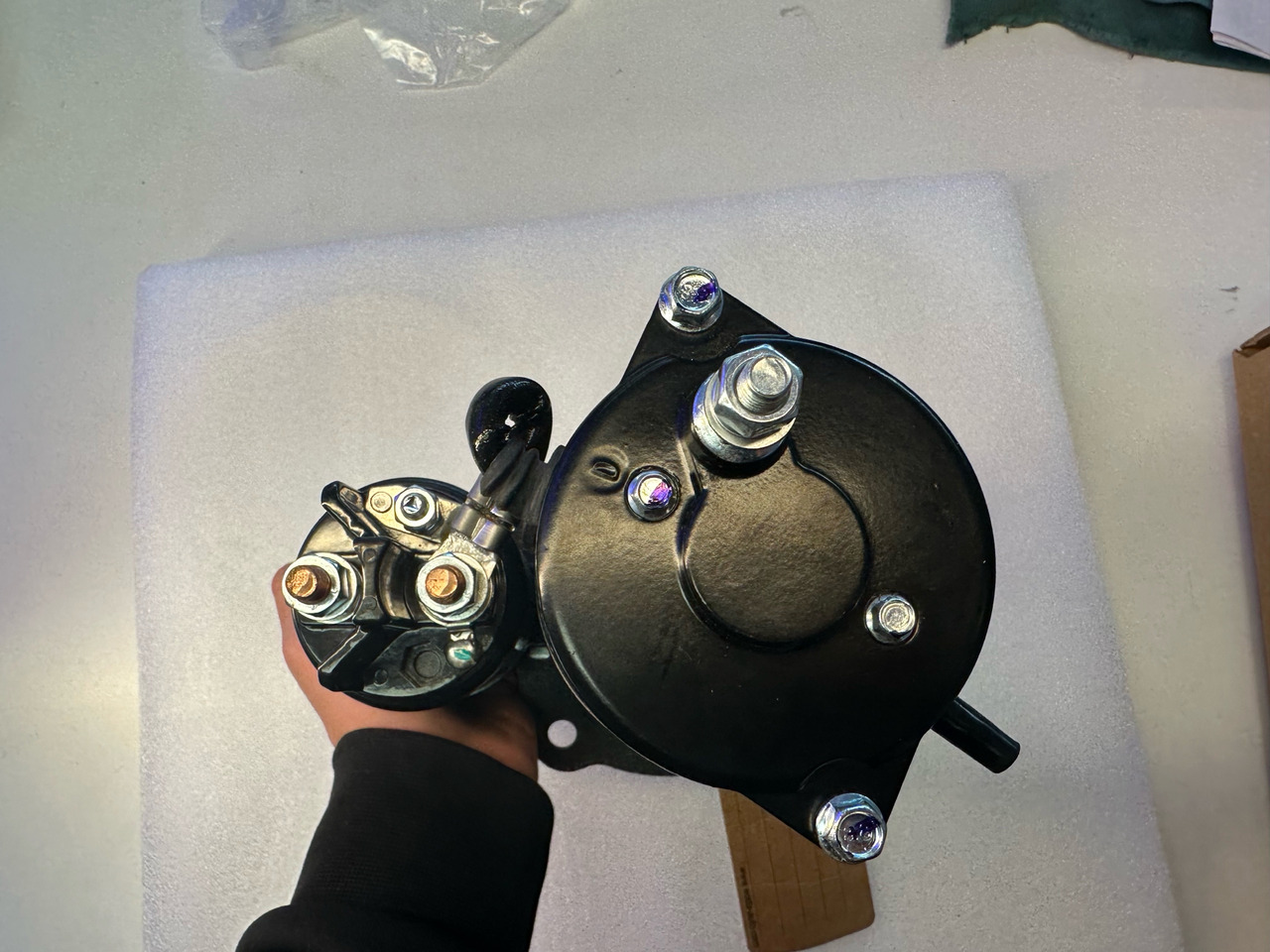 Woda Lancer loader, Perkins, Massey Ferguson Tractor, Spra-Coupe Sprayer - Motorstarter for Lastebil: bilde 4 Woda Lancer loader, Perkins, Massey Ferguson Tractor, Spra-Coupe Sprayer - Motorstarter for Lastebil: bilde 4