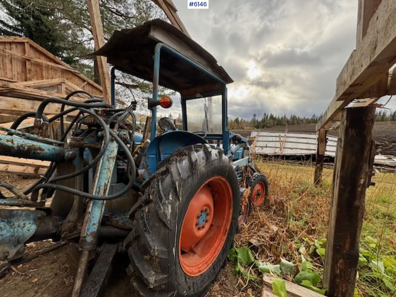 1962 Fordson Dexta with Hamjern backhoe attachment - Traktor: bilde 5 1962 Fordson Dexta with Hamjern backhoe attachment - Traktor: bilde 5