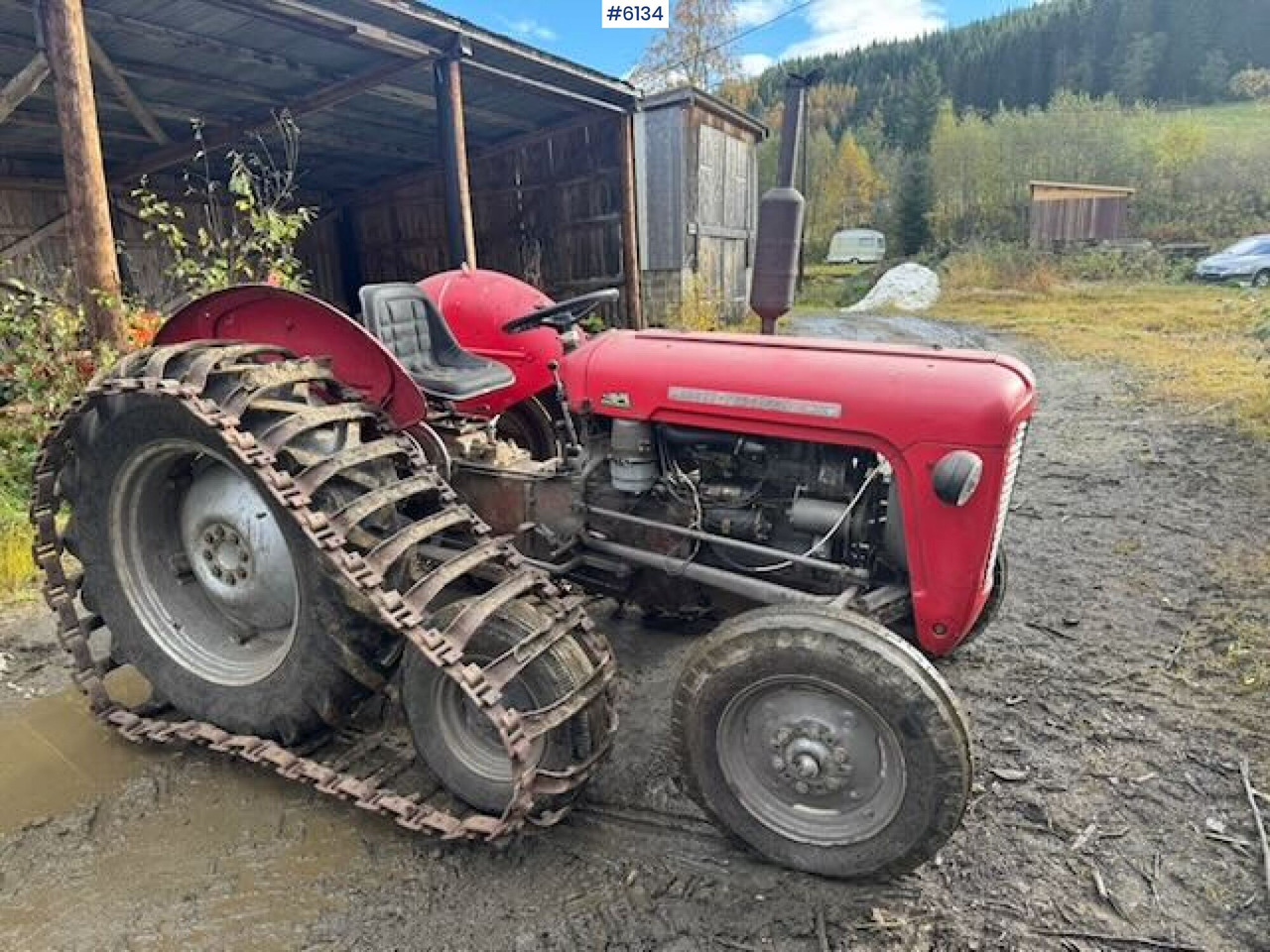1973 Massey Ferguson 35 with tracks. WATCH VIDEO! - Traktor: bilde 4 1973 Massey Ferguson 35 with tracks. WATCH VIDEO! - Traktor: bilde 4
