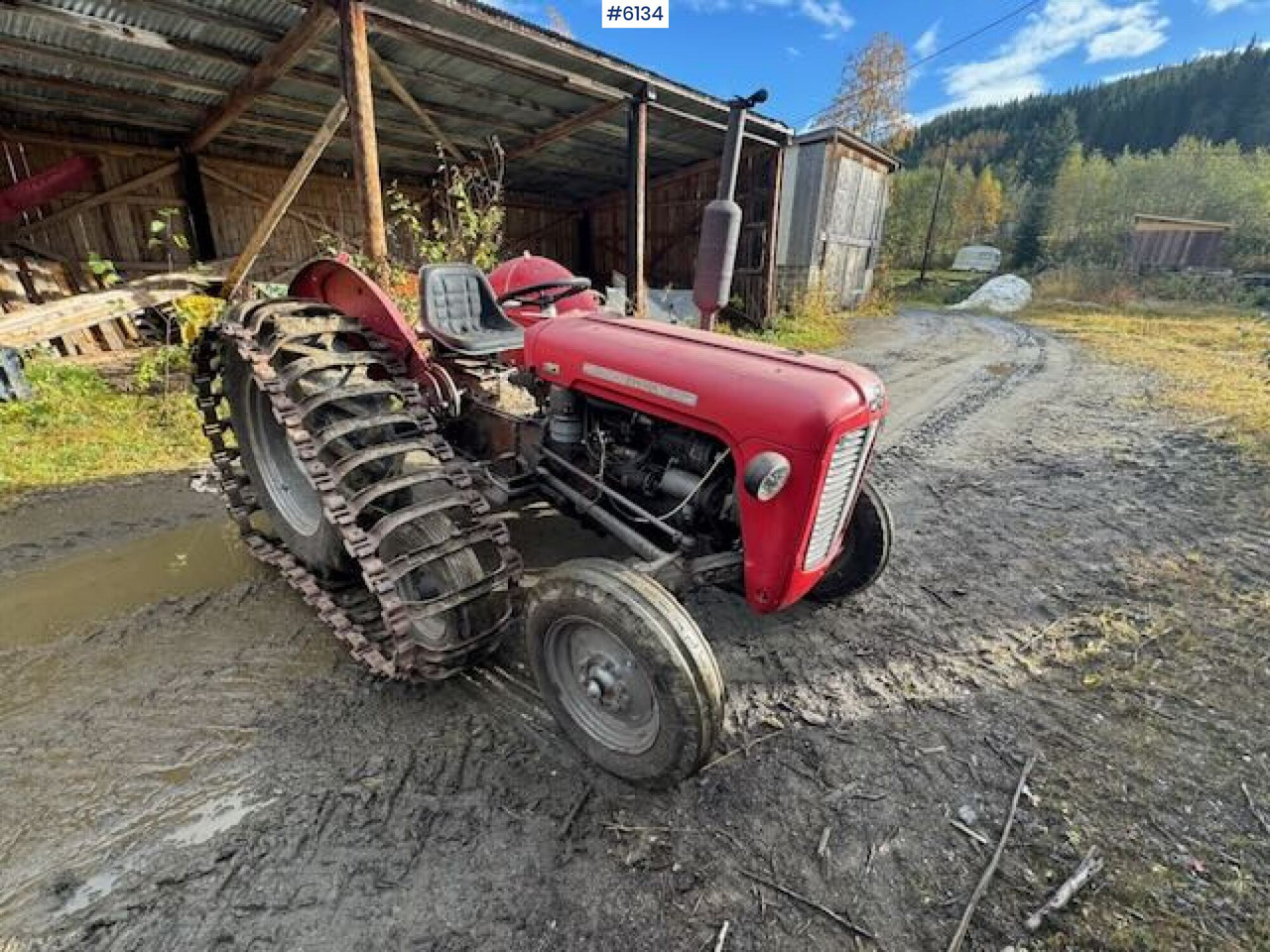 1973 Massey Ferguson 35 with tracks. WATCH VIDEO! - Traktor: bilde 5 1973 Massey Ferguson 35 with tracks. WATCH VIDEO! - Traktor: bilde 5