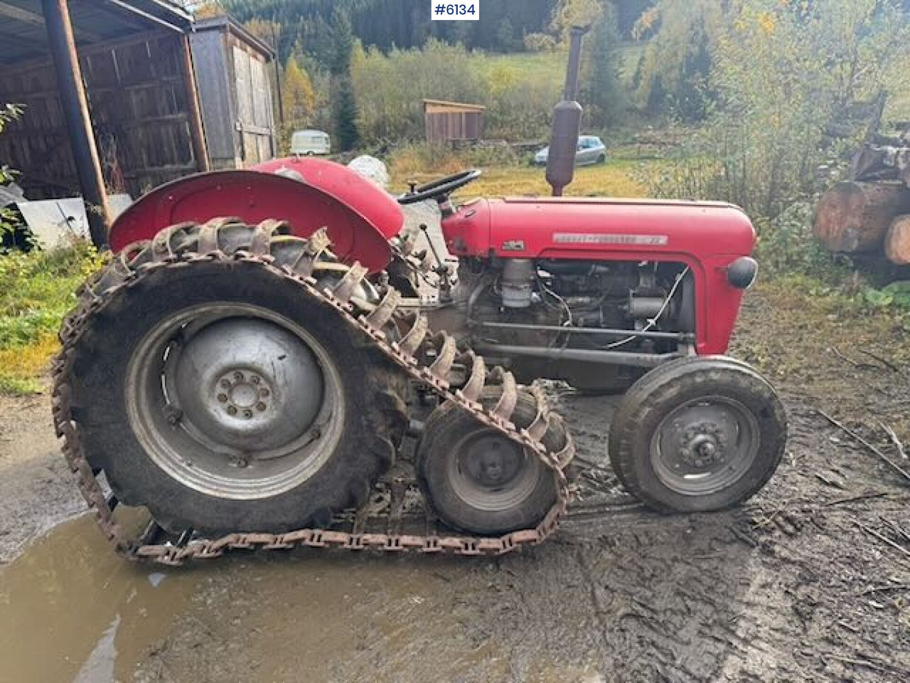 1973 Massey Ferguson 35 with tracks. WATCH VIDEO! - Traktor: bilde 1 1973 Massey Ferguson 35 with tracks. WATCH VIDEO! - Traktor: bilde 1