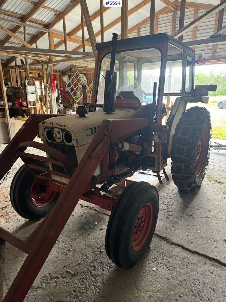 1974 David Brown 885 w/ loaders and chain. - Traktor: bilde 1 1974 David Brown 885 w/ loaders and chain. - Traktor: bilde 1