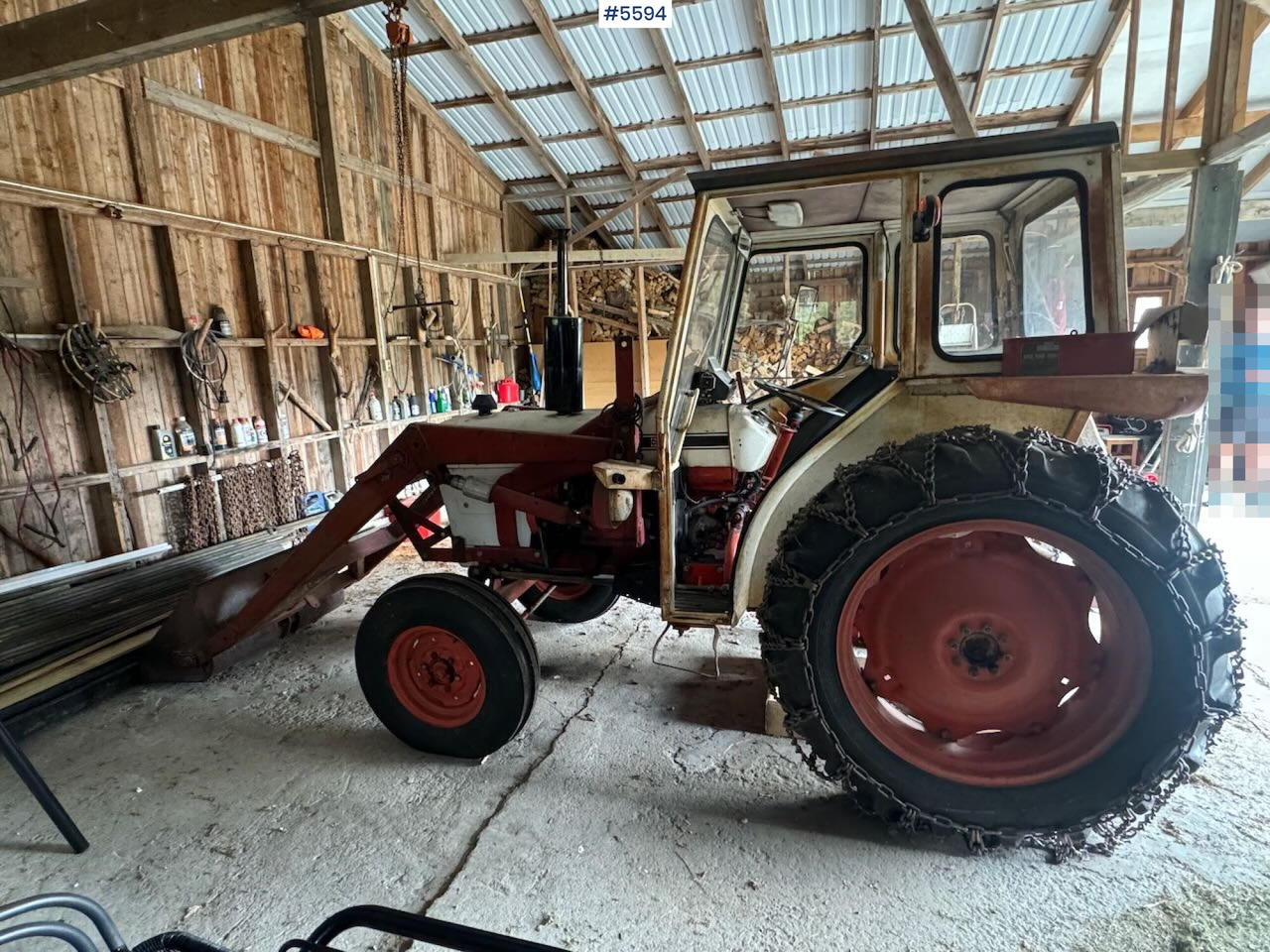 1974 David Brown 885 w/ loaders and chain. - Traktor: bilde 5 1974 David Brown 885 w/ loaders and chain. - Traktor: bilde 5
