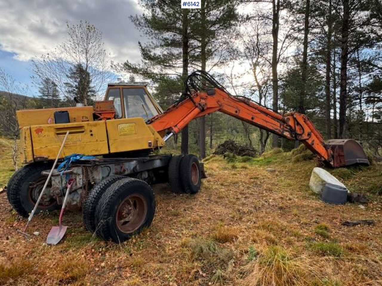 1975 Atlas wheeled excavator. Repair project - Hjullaster: bilde 1 1975 Atlas wheeled excavator. Repair project - Hjullaster: bilde 1
