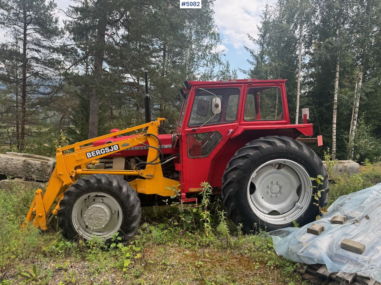 1975 Massey Ferguson 168 4x4 w/ loader - Traktor: bilde 2 1975 Massey Ferguson 168 4x4 w/ loader - Traktor: bilde 2