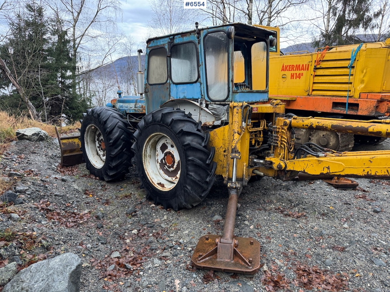 1976 Ford County 854T Super 4 w/ Hymas excavator attachment. - Traktor: bilde 4 1976 Ford County 854T Super 4 w/ Hymas excavator attachment. - Traktor: bilde 4