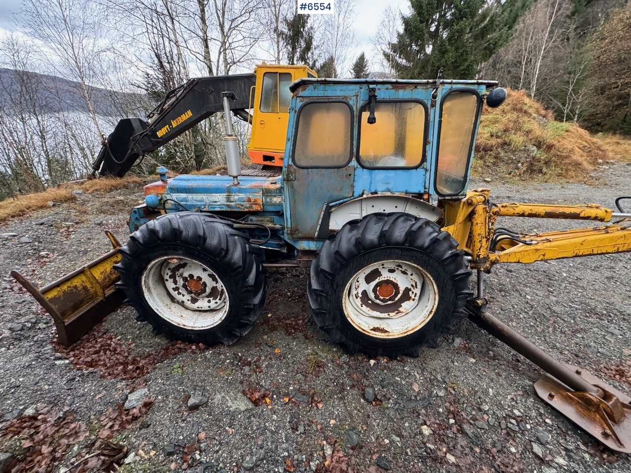 1976 Ford County 854T Super 4 w/ Hymas excavator attachment. - Traktor: bilde 3 1976 Ford County 854T Super 4 w/ Hymas excavator attachment. - Traktor: bilde 3