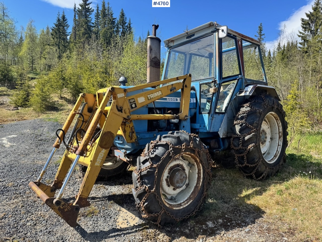 1978 Ford 6600 4x4 w/ Front Loader, Bucket, Twin Wheels and Winch. - Traktor: bilde 2 1978 Ford 6600 4x4 w/ Front Loader, Bucket, Twin Wheels and Winch. - Traktor: bilde 2