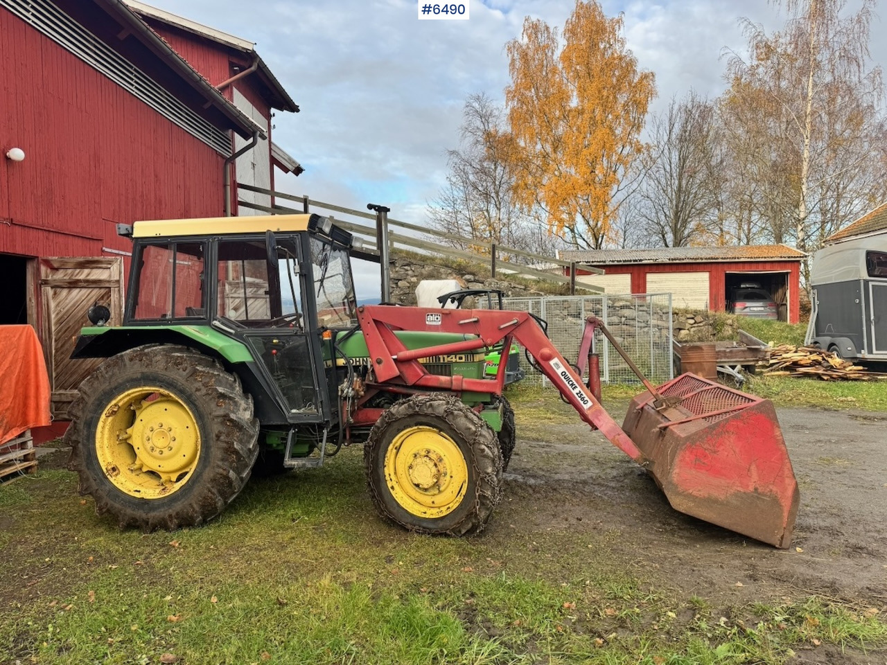1980 John Deere 1140 w/ Front loader and bucket. - Traktor: bilde 3 1980 John Deere 1140 w/ Front loader and bucket. - Traktor: bilde 3