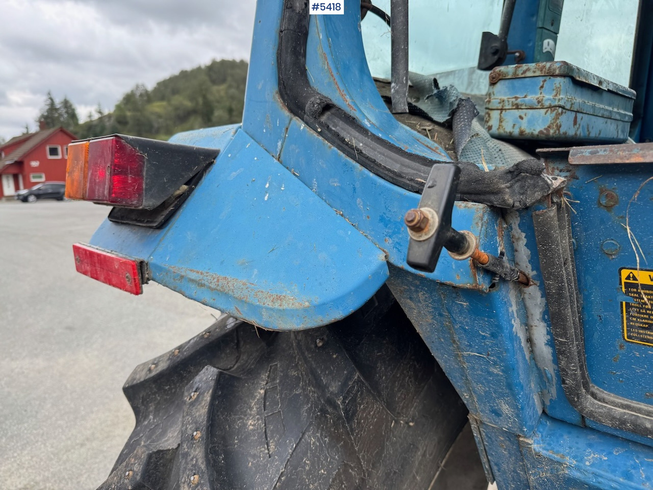 Traktor 1982 Ford 7610 w/ front loader.: bilde 14