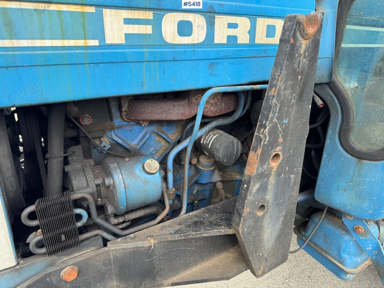 Traktor 1982 Ford 7610 w/ front loader.: bilde 12