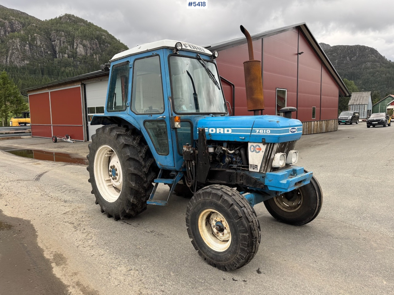Traktor 1982 Ford 7610 w/ front loader.: bilde 8