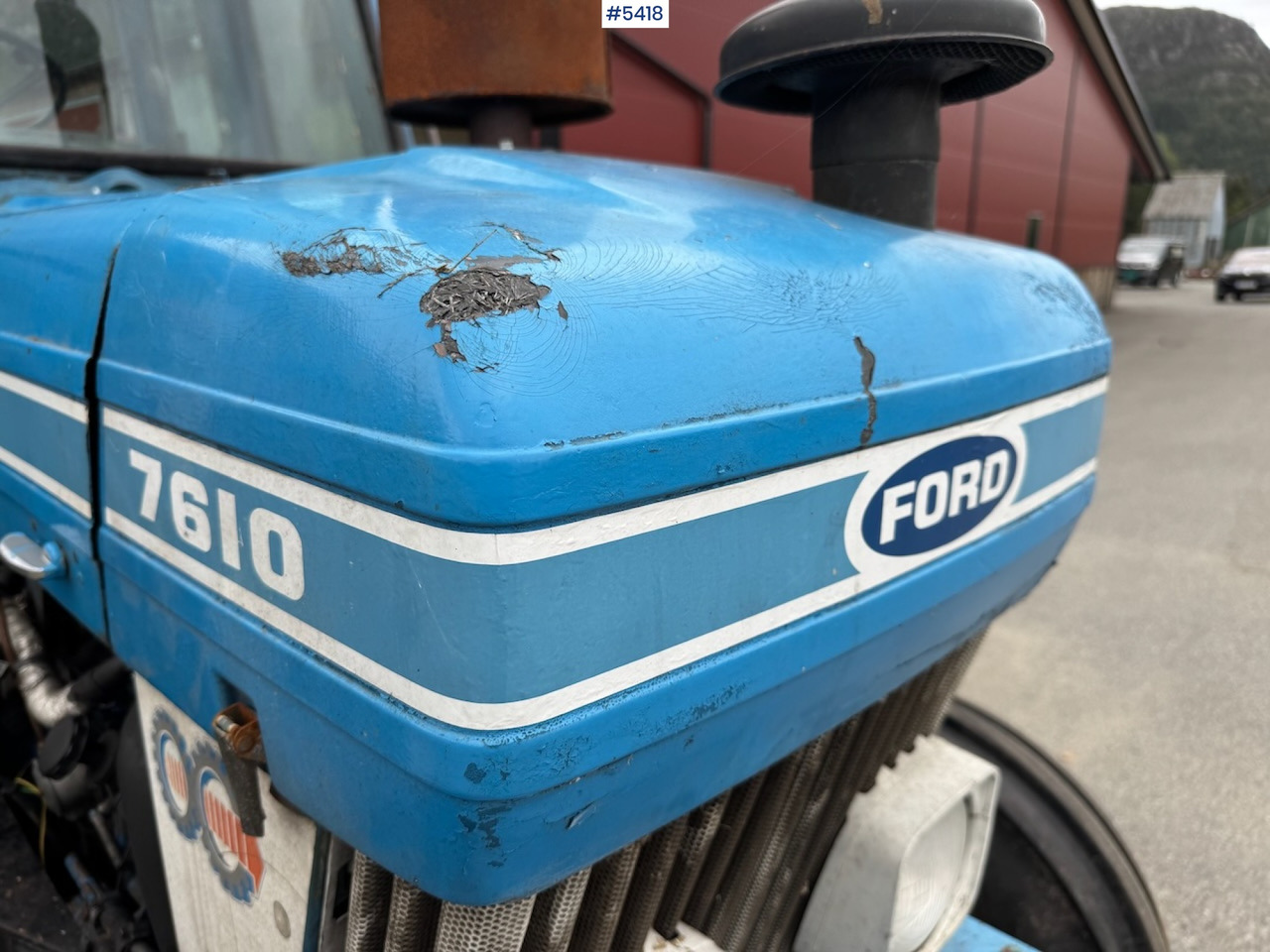 Traktor 1982 Ford 7610 w/ front loader.: bilde 10