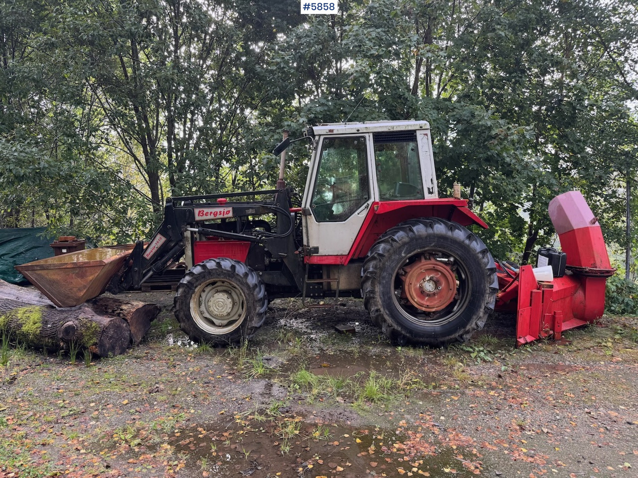 1983 Massey Ferguson 690 with front loader - Traktor: bilde 4 1983 Massey Ferguson 690 with front loader - Traktor: bilde 4