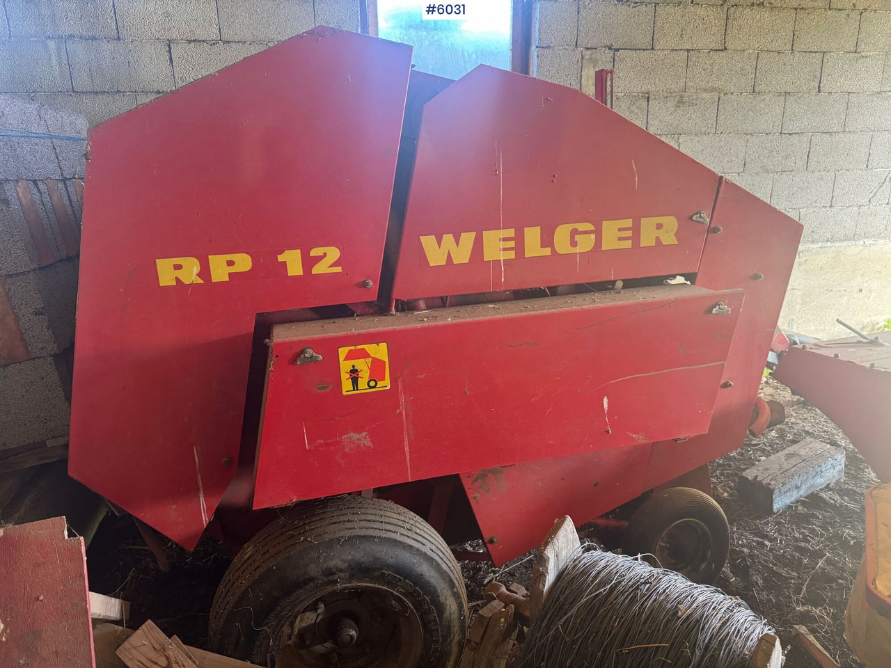 1983 Welger RP 12 round baler - Grasutstyr: bilde 3 1983 Welger RP 12 round baler - Grasutstyr: bilde 3