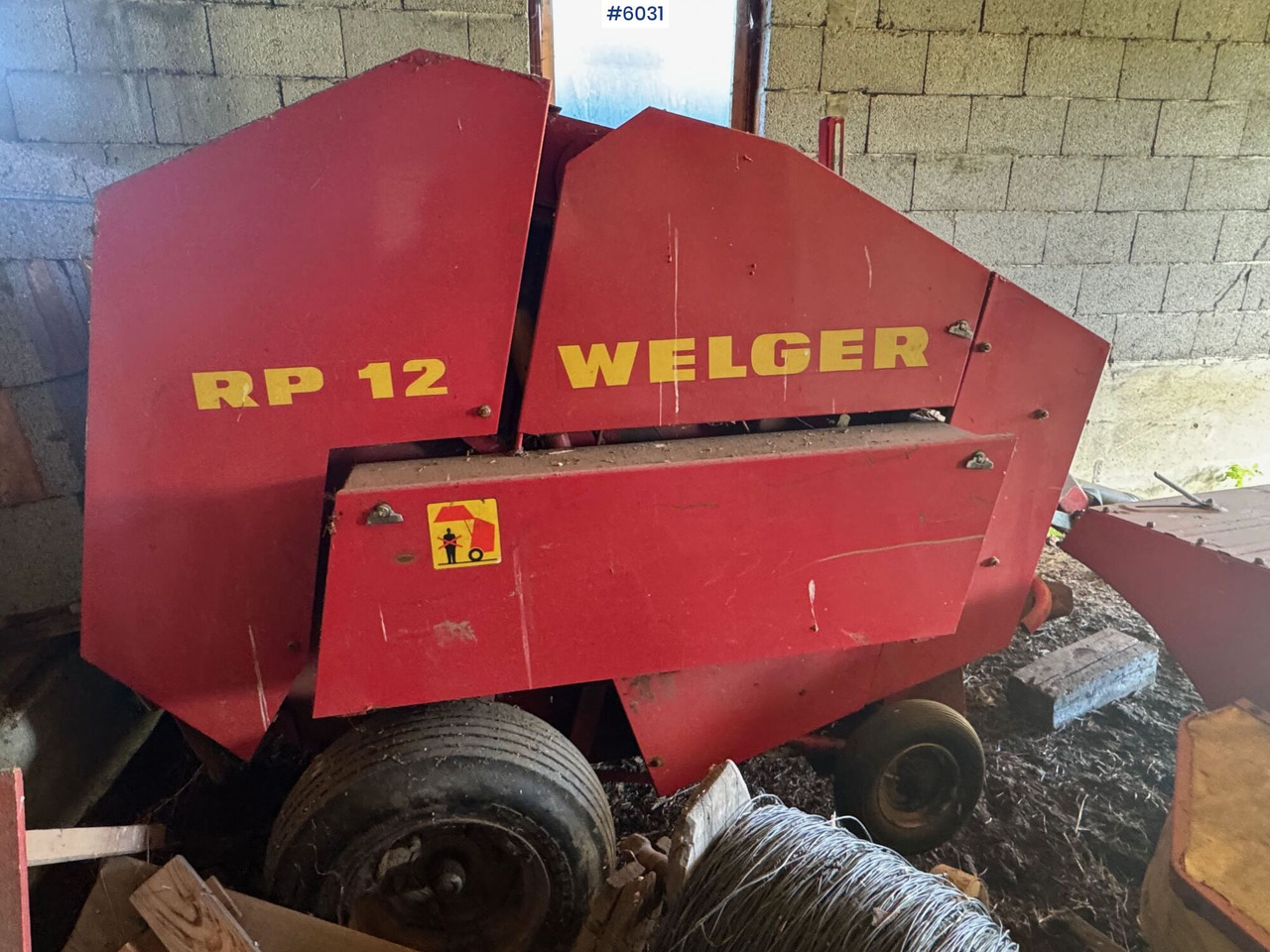 1983 Welger RP 12 round baler - Grasutstyr: bilde 5 1983 Welger RP 12 round baler - Grasutstyr: bilde 5