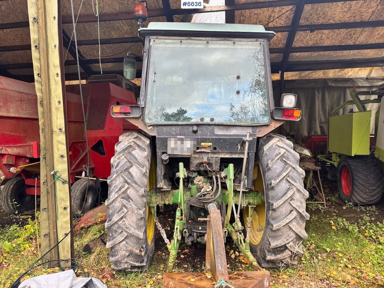 1985 John Deere 2040 4x4 m/ Frontlaster. - Traktor: bilde 4 1985 John Deere 2040 4x4 m/ Frontlaster. - Traktor: bilde 4