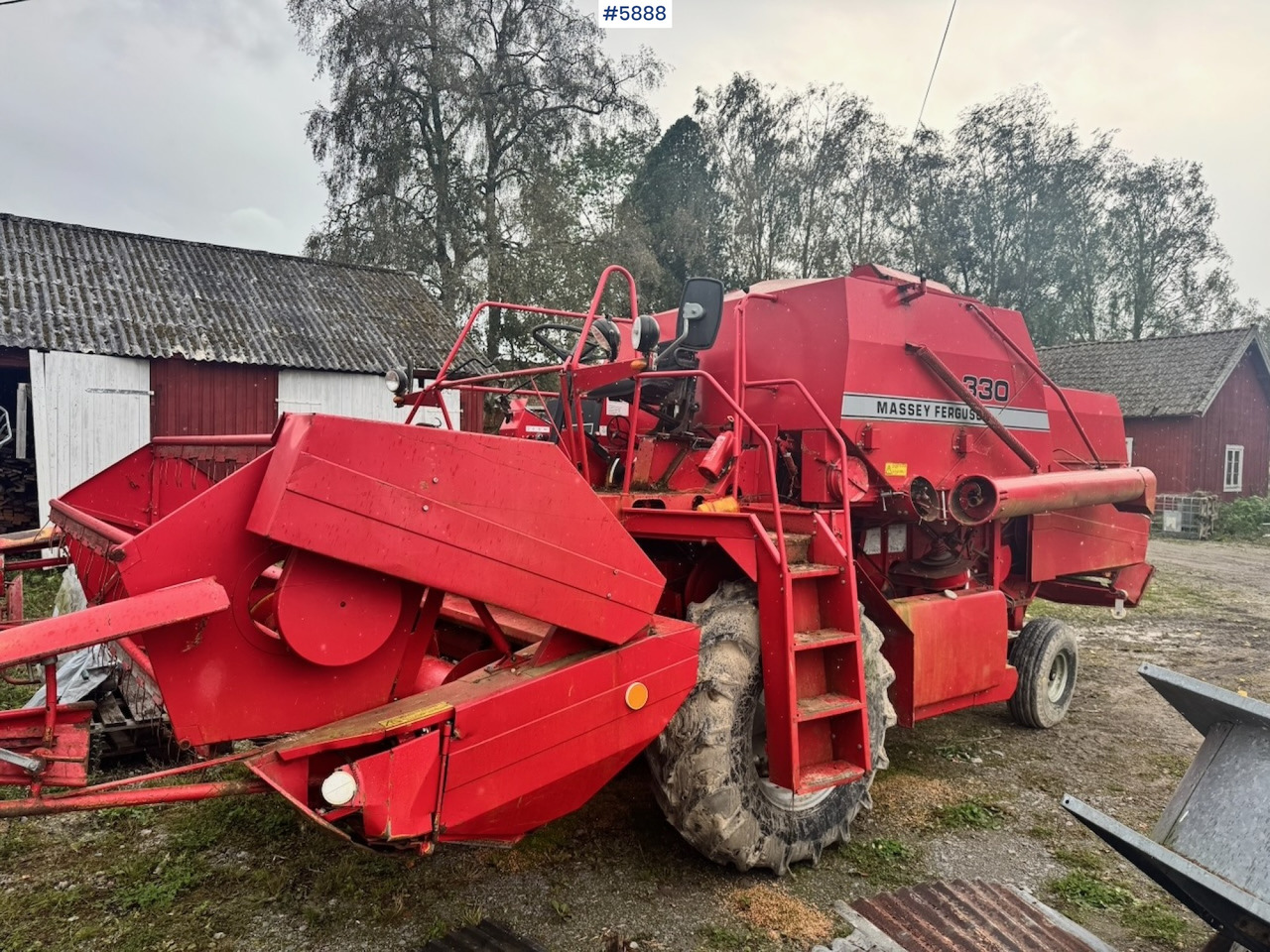 1986 Massey Ferguson 330 combine harvester - Skurtresker: bilde 5 1986 Massey Ferguson 330 combine harvester - Skurtresker: bilde 5