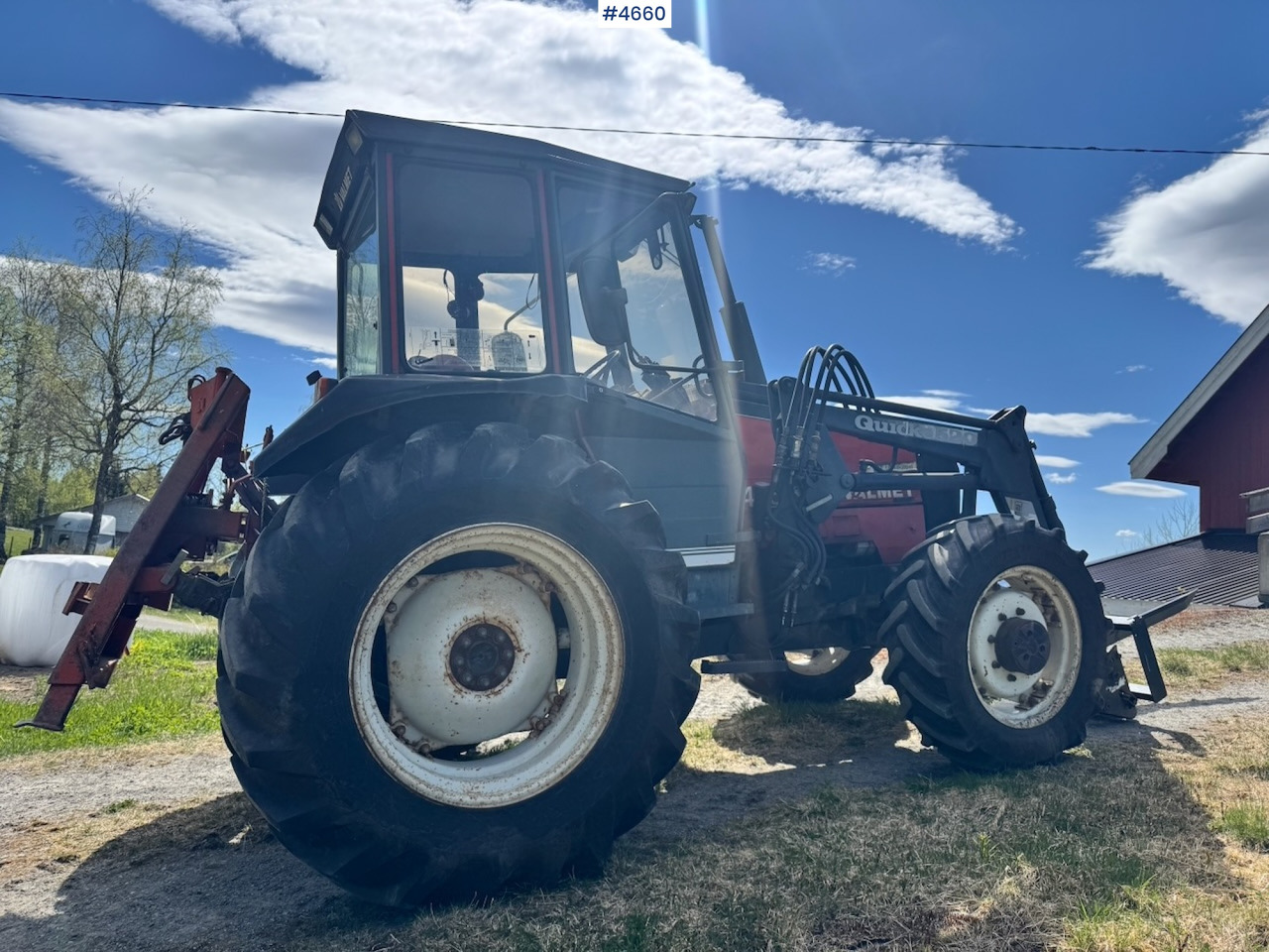 1989 Valmet 455 4x4 w/ Front loader - Traktor: bilde 5 1989 Valmet 455 4x4 w/ Front loader - Traktor: bilde 5