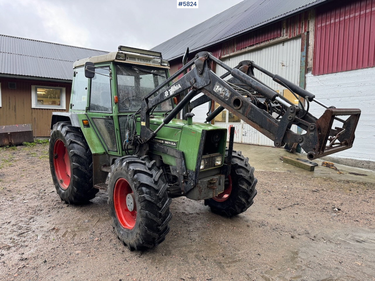 1991 Fendt Farmer 307 LSA w/ front loader. - Traktor: bilde 4 1991 Fendt Farmer 307 LSA w/ front loader. - Traktor: bilde 4
