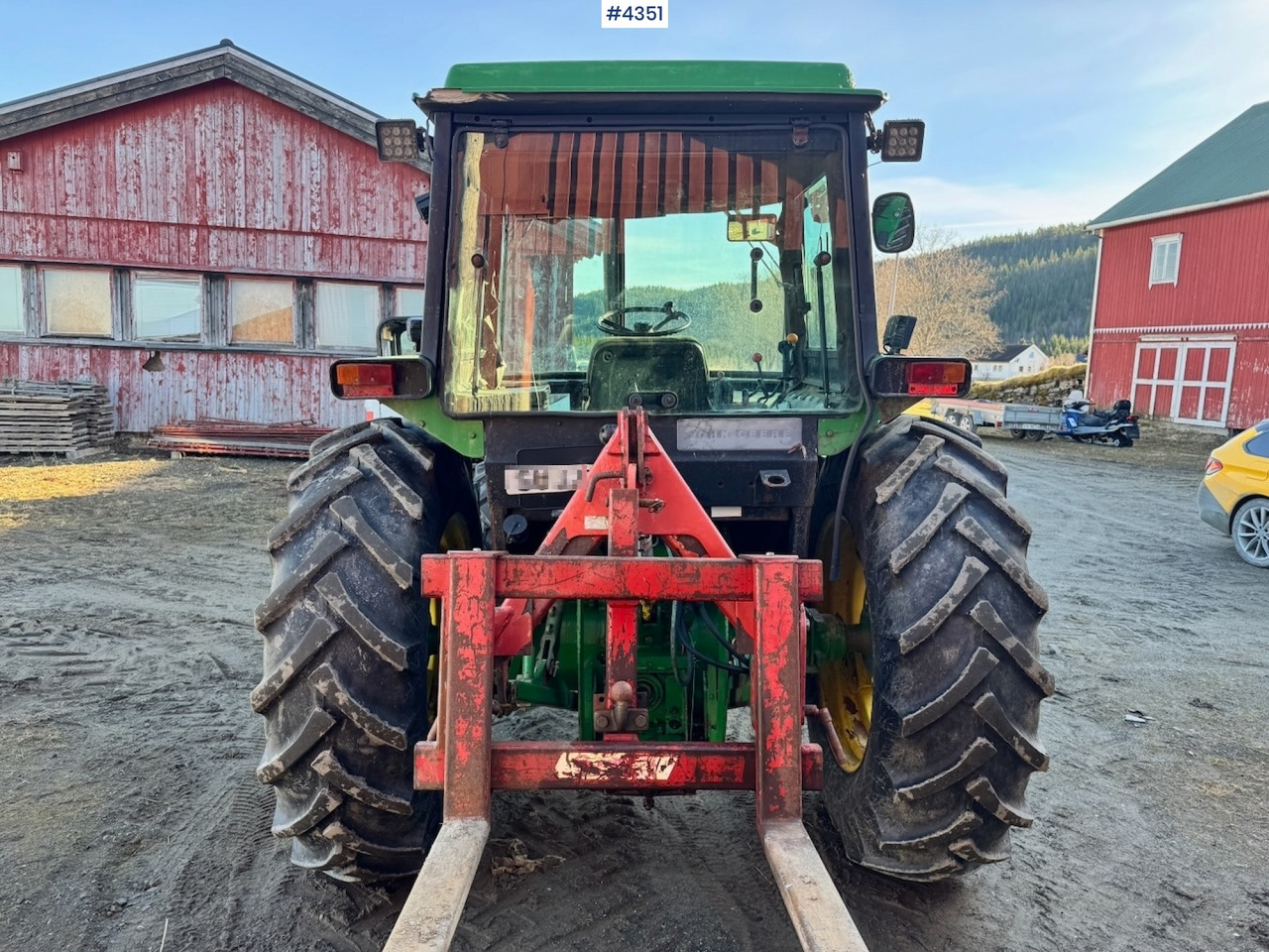 Traktor 1991 John Deere 2850 4x4 Synchron w/ front hydraulics.: bilde 10