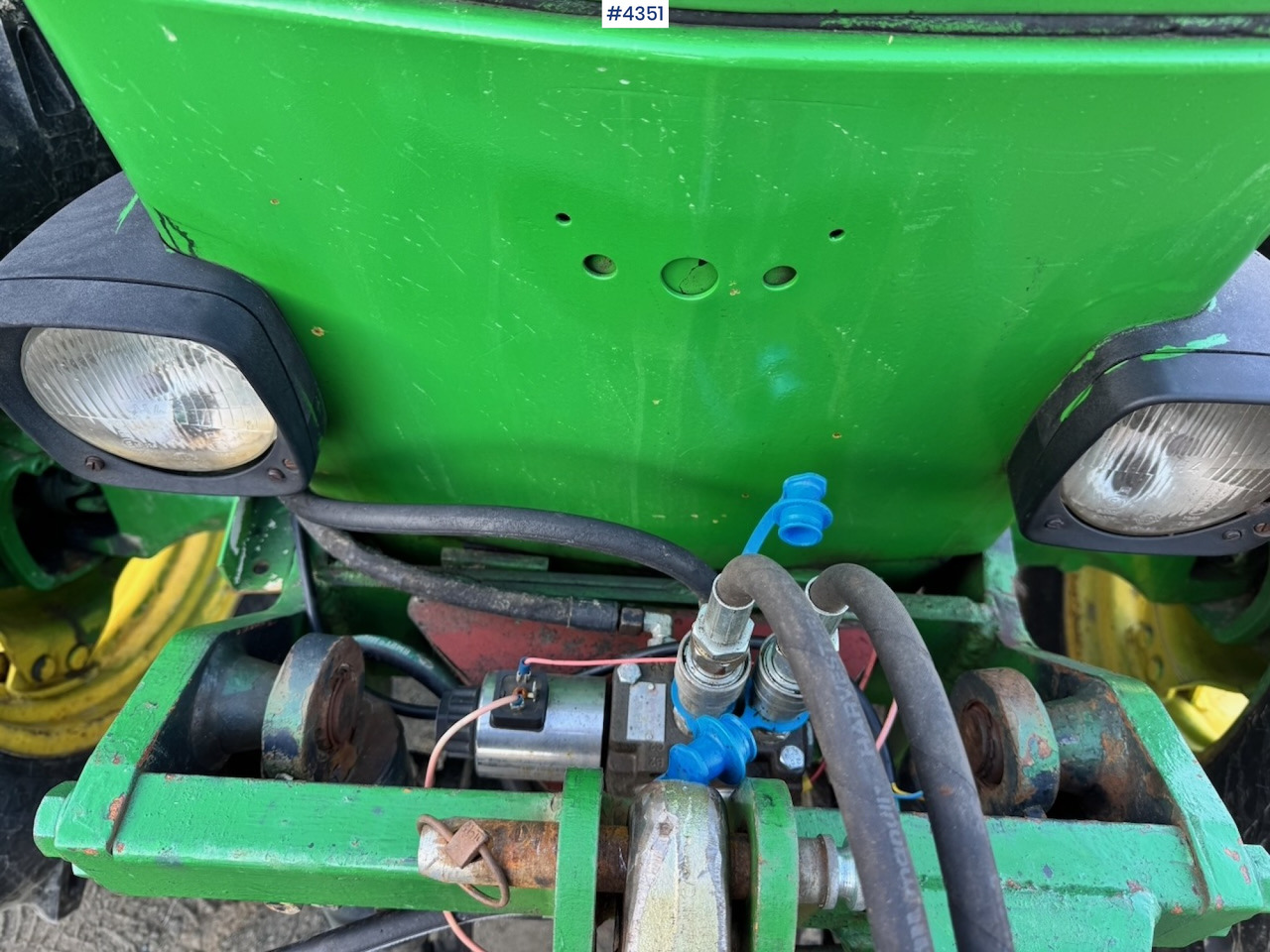 Traktor 1991 John Deere 2850 4x4 Synchron w/ front hydraulics.: bilde 12