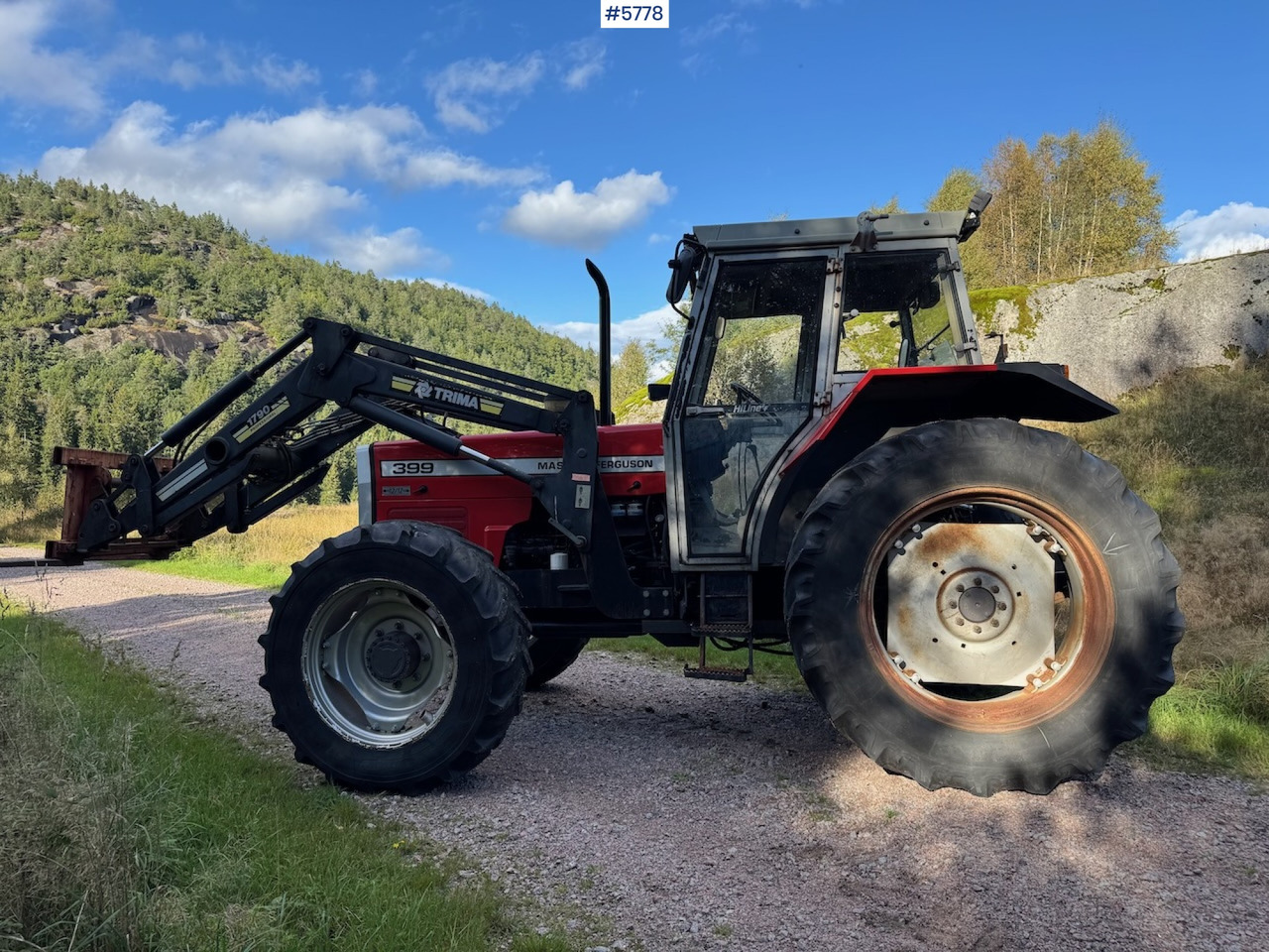 1995 Massey Ferguson 399 w/ front loader. - Traktor: bilde 5 1995 Massey Ferguson 399 w/ front loader. - Traktor: bilde 5