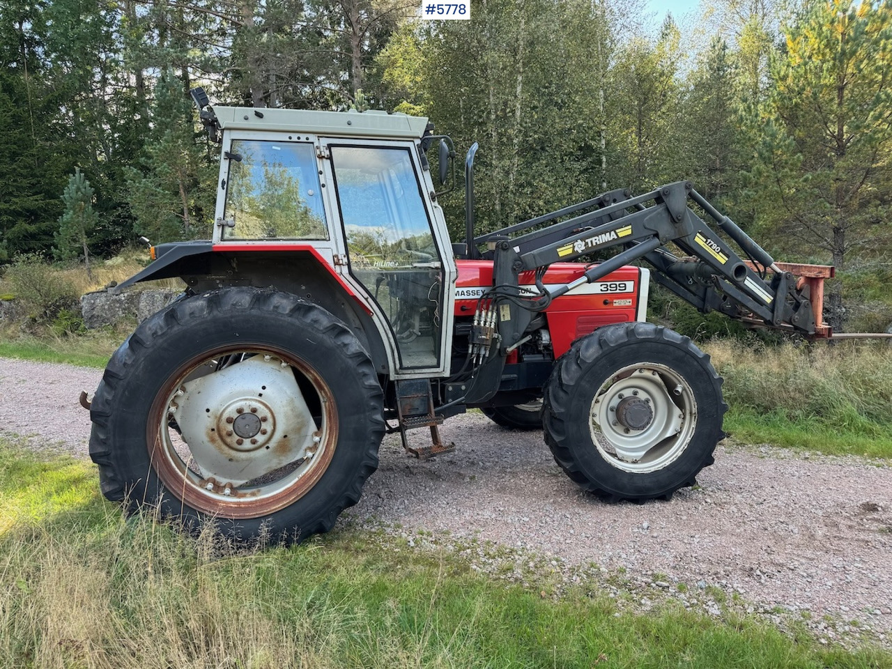 1995 Massey Ferguson 399 w/ front loader. - Traktor: bilde 2 1995 Massey Ferguson 399 w/ front loader. - Traktor: bilde 2