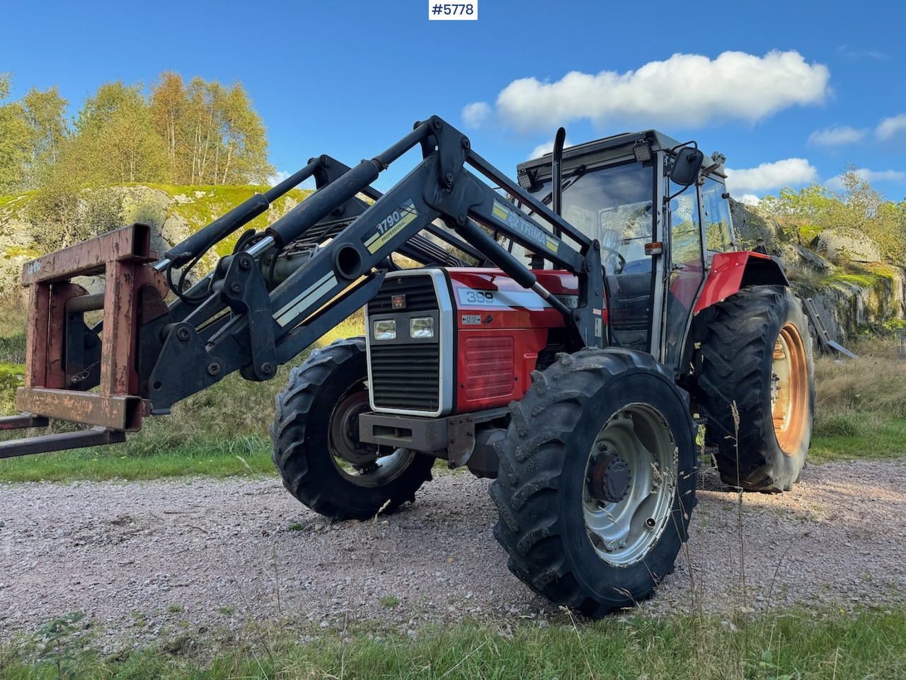 1995 Massey Ferguson 399 w/ front loader. - Traktor: bilde 4 1995 Massey Ferguson 399 w/ front loader. - Traktor: bilde 4
