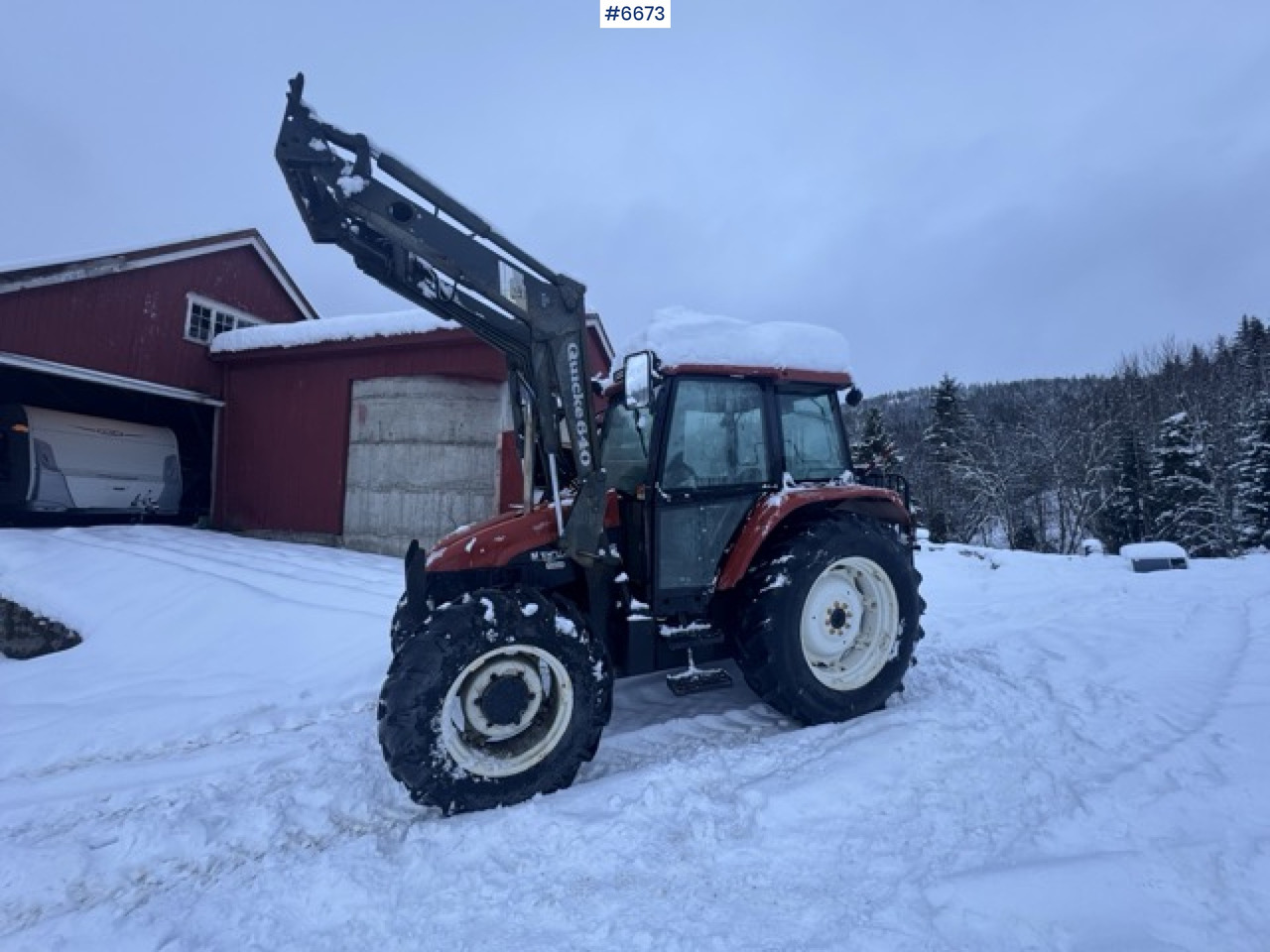1996 New Holland L75 with front loader and 3rd function - Traktor: bilde 2 1996 New Holland L75 with front loader and 3rd function - Traktor: bilde 2