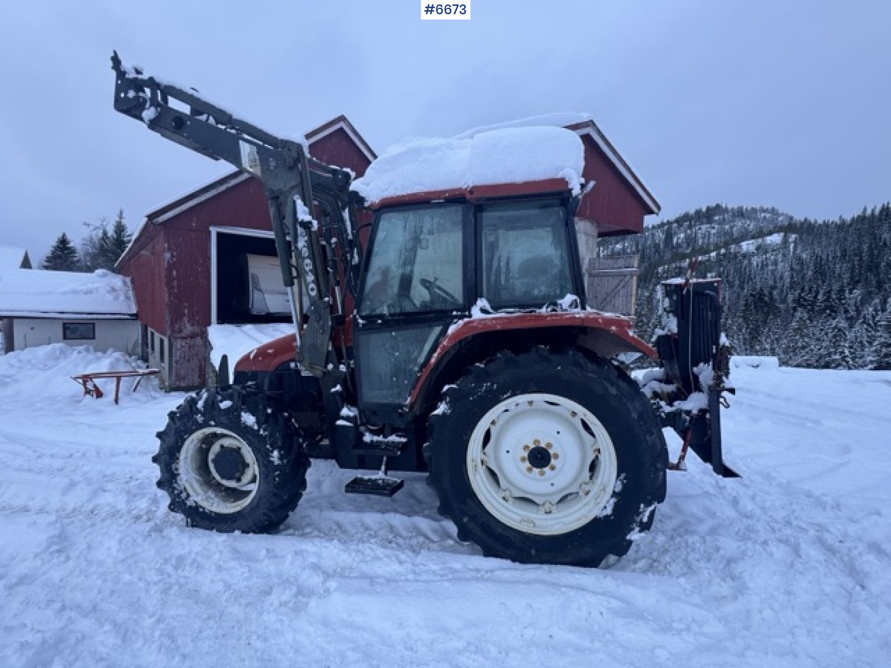 1996 New Holland L75 with front loader and 3rd function - Traktor: bilde 4 1996 New Holland L75 with front loader and 3rd function - Traktor: bilde 4