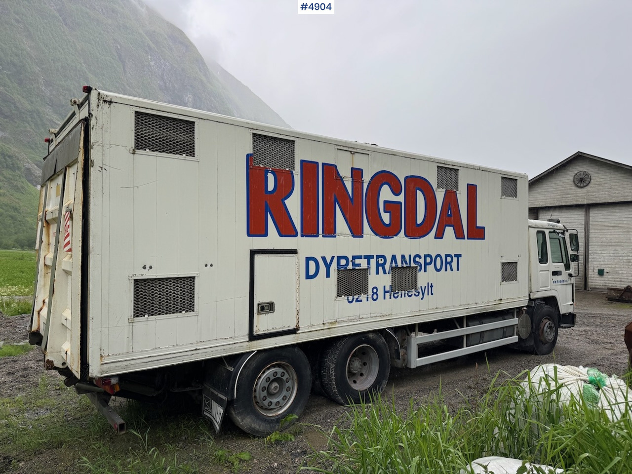 Dyretransport lastebil 1996 Volvo FL12 6x2 Animal transport.: bilde 6