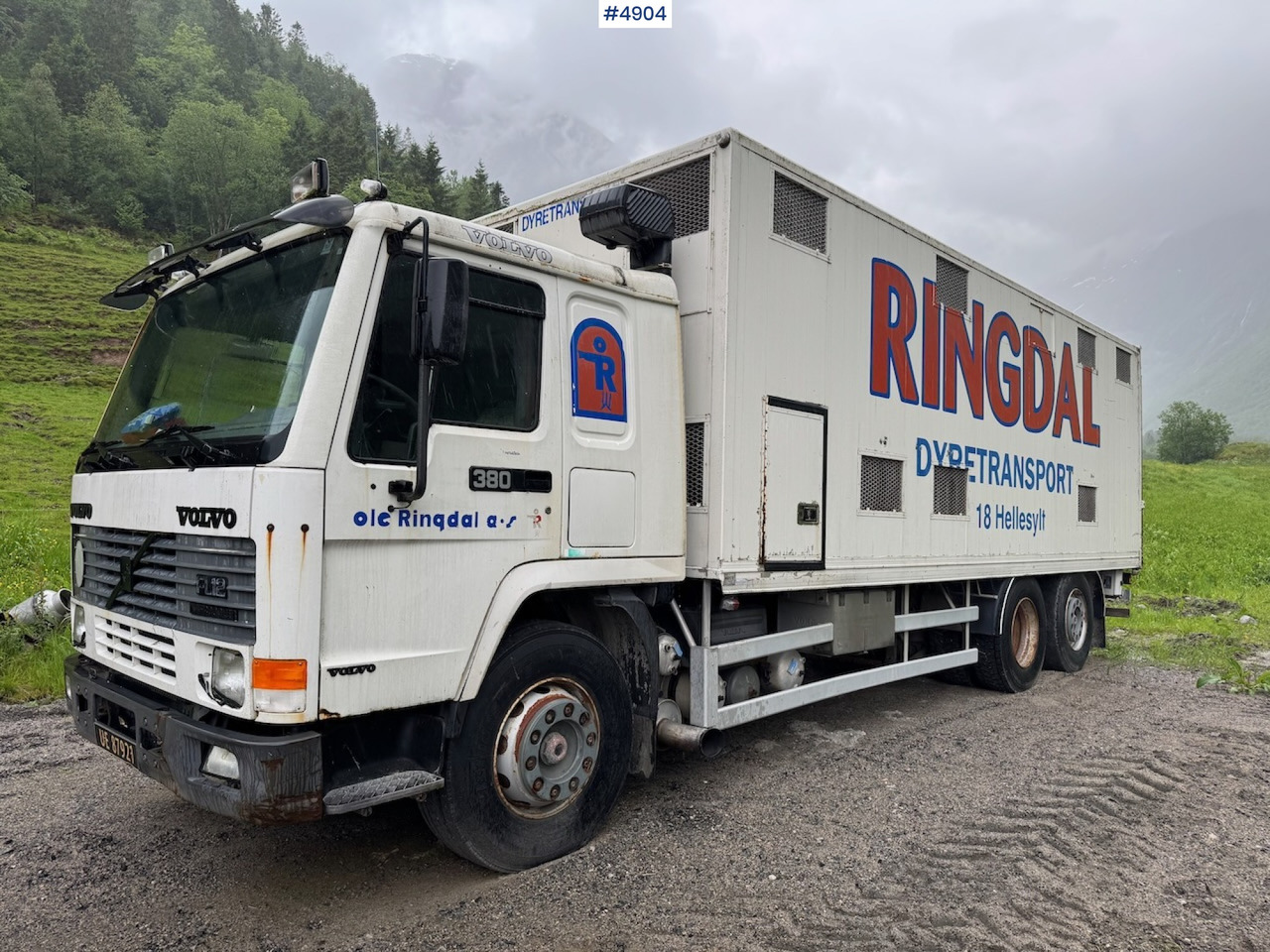 1996 Volvo FL12 6x2 Animal transport. - Dyretransport lastebil: bilde 4 1996 Volvo FL12 6x2 Animal transport. - Dyretransport lastebil: bilde 4