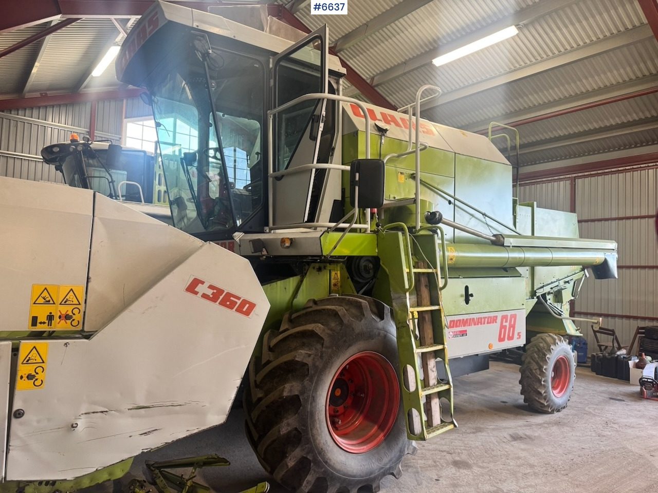 1999 Claas Dominator 68 S combine harvester with twin wheels. Well-maintained / Recently upgraded! - Skurtresker: bilde 3 1999 Claas Dominator 68 S combine harvester with twin wheels. Well-maintained / Recently upgraded! - Skurtresker: bilde 3