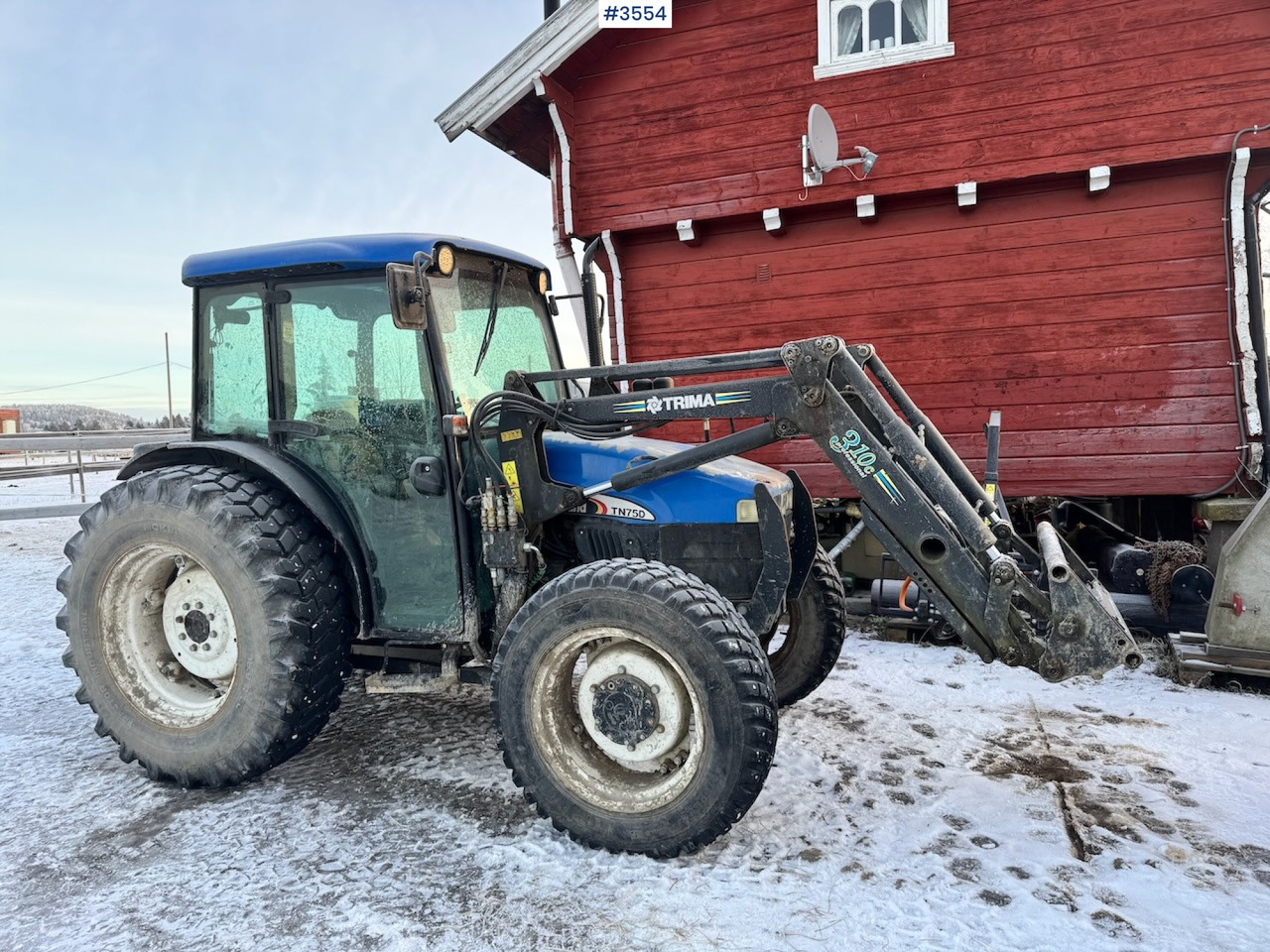 2003 New Holland TN75D 4x4 w/ Front Loader. 4000 hours! - Traktor: bilde 1 2003 New Holland TN75D 4x4 w/ Front Loader. 4000 hours! - Traktor: bilde 1