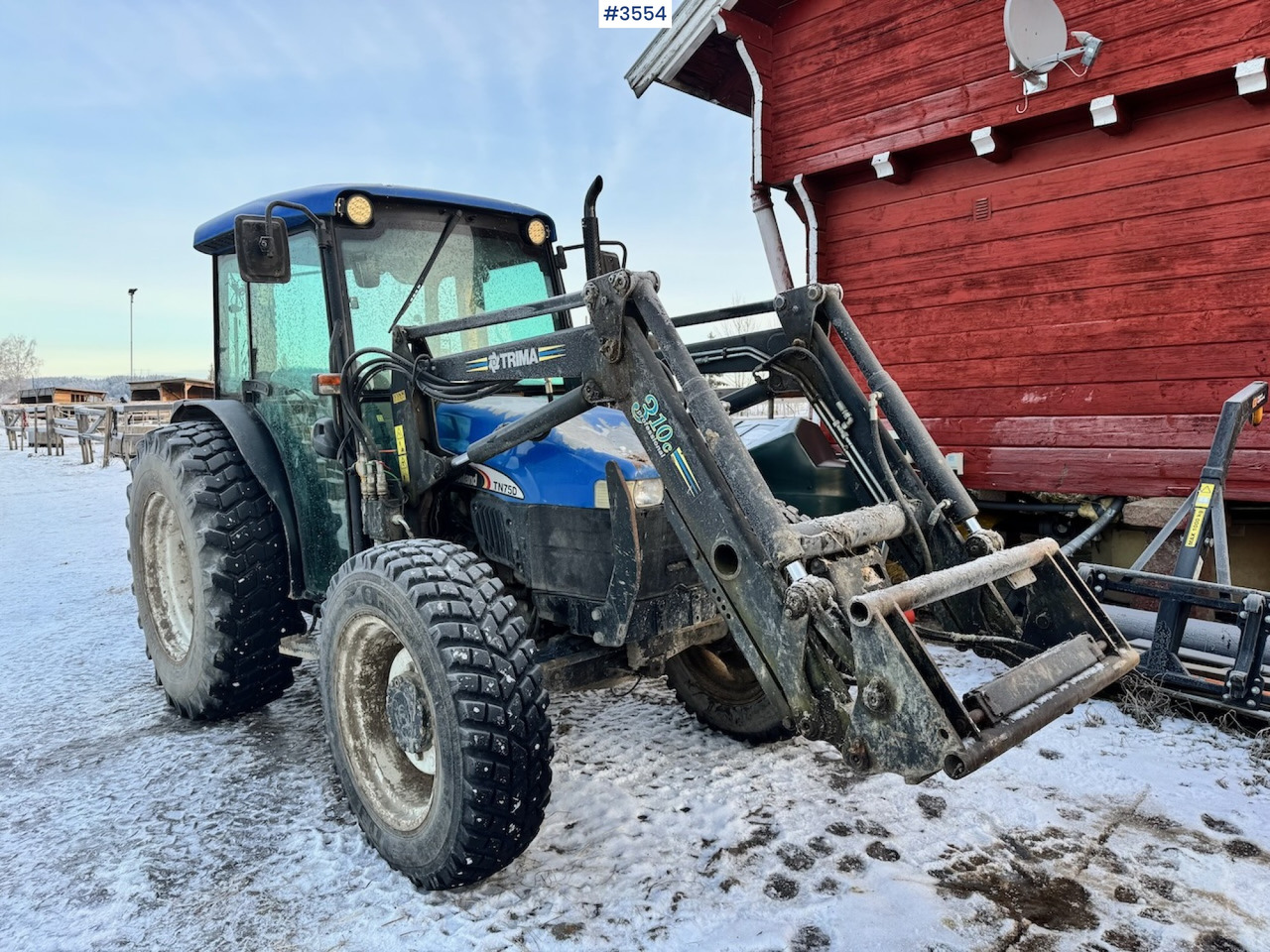 2003 New Holland TN75D 4x4 w/ Front Loader. 4000 hours! - Traktor: bilde 2 2003 New Holland TN75D 4x4 w/ Front Loader. 4000 hours! - Traktor: bilde 2