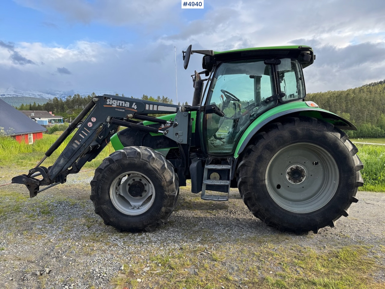 2006 Deutz-Fahr Agrotron K90 w/front loader. - Traktor: bilde 2 2006 Deutz-Fahr Agrotron K90 w/front loader. - Traktor: bilde 2
