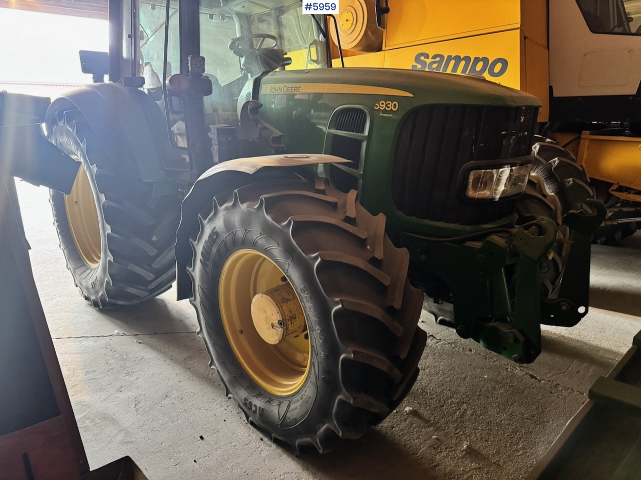 2007 John Deere 6930 w/ Front loader, hydraulics and Front PTO. Rep object. - Traktor: bilde 5 2007 John Deere 6930 w/ Front loader, hydraulics and Front PTO. Rep object. - Traktor: bilde 5