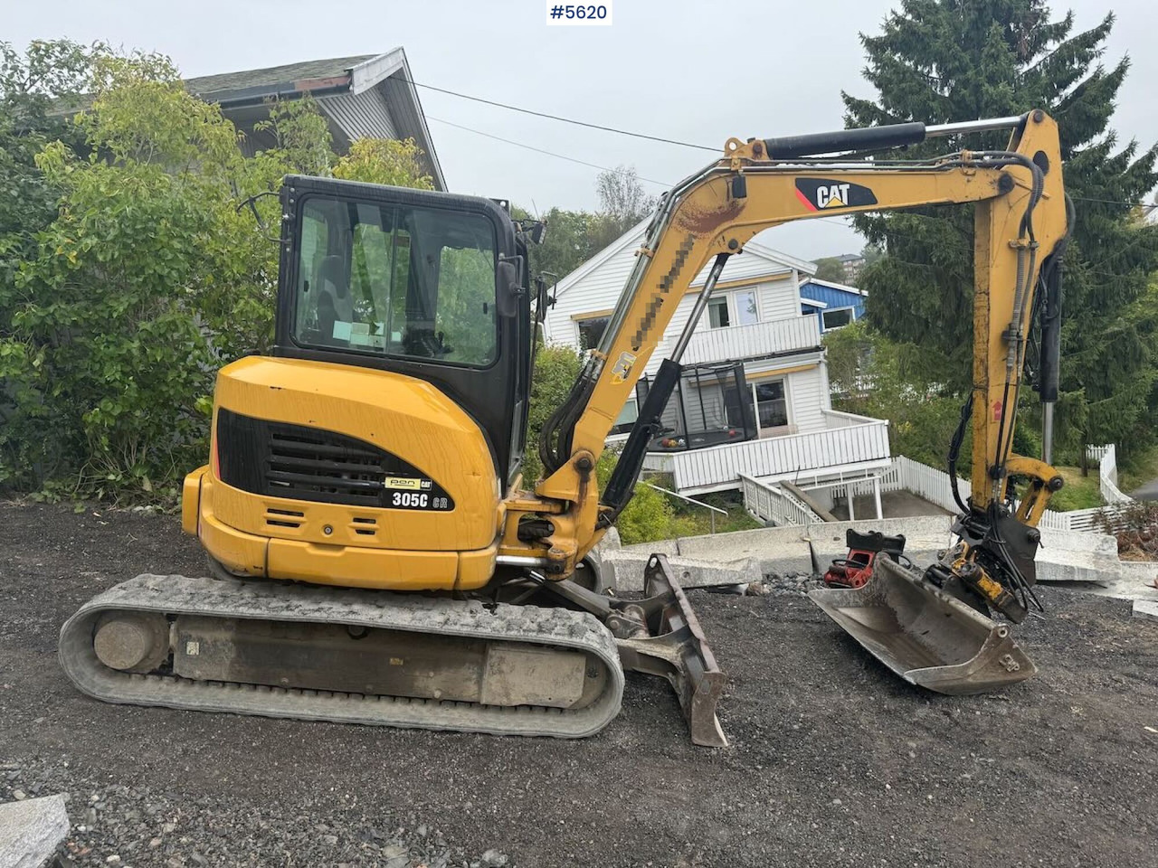 2008 CAT 305C CR Tracked Excavator with Tilt and 2 Buckets - Gravemaskin: bilde 4 2008 CAT 305C CR Tracked Excavator with Tilt and 2 Buckets - Gravemaskin: bilde 4