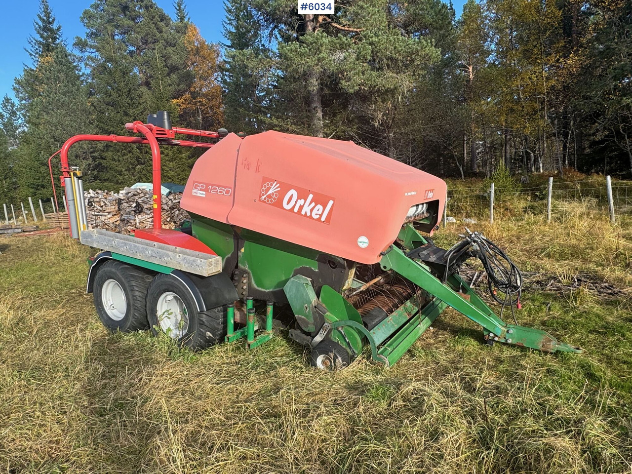 2008 Orkel 1260 round baler - Grasutstyr: bilde 3 2008 Orkel 1260 round baler - Grasutstyr: bilde 3