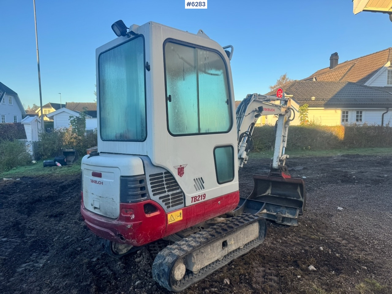 2010 Takeuchi TB219 Mini Excavator with Rototilt and 2 buckets. - Minigraver: bilde 5 2010 Takeuchi TB219 Mini Excavator with Rototilt and 2 buckets. - Minigraver: bilde 5