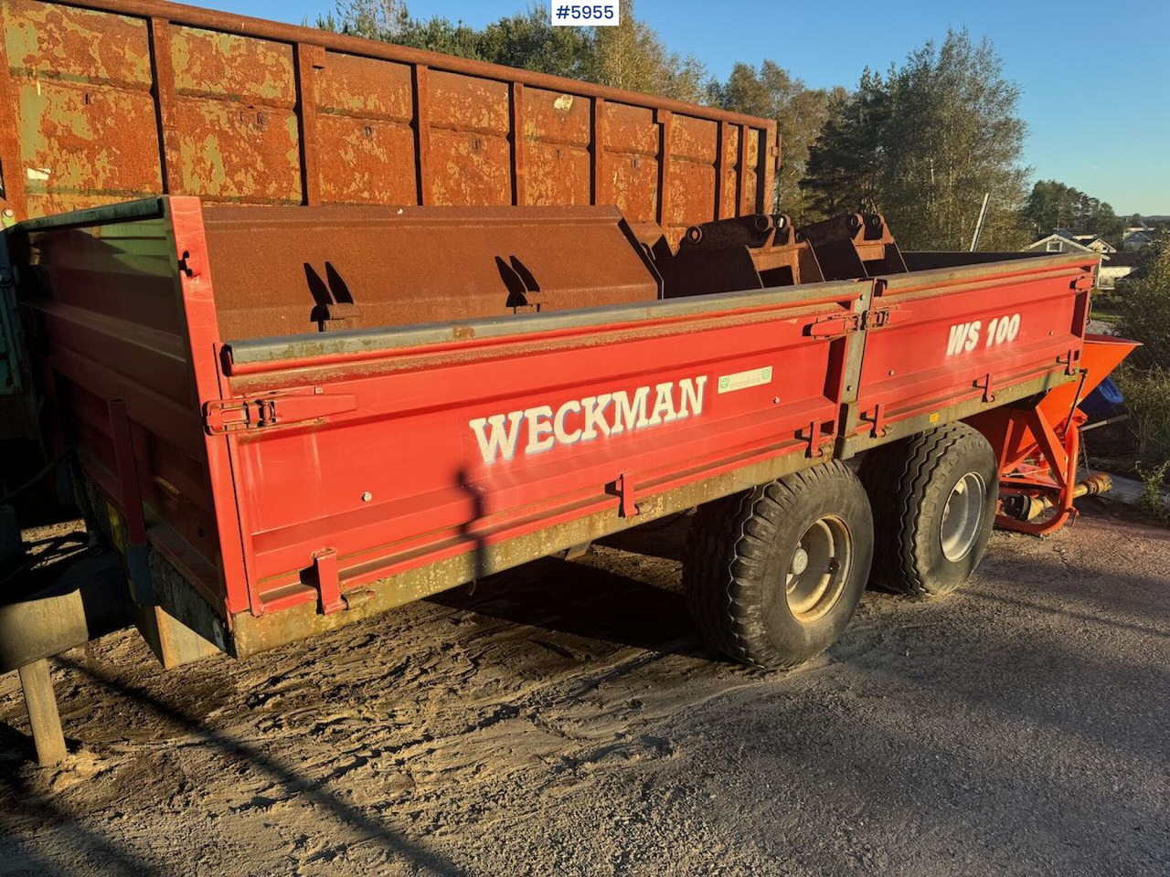 2011 Weckman WS100 - Landbrukstilhenger: bilde 1 2011 Weckman WS100 - Landbrukstilhenger: bilde 1